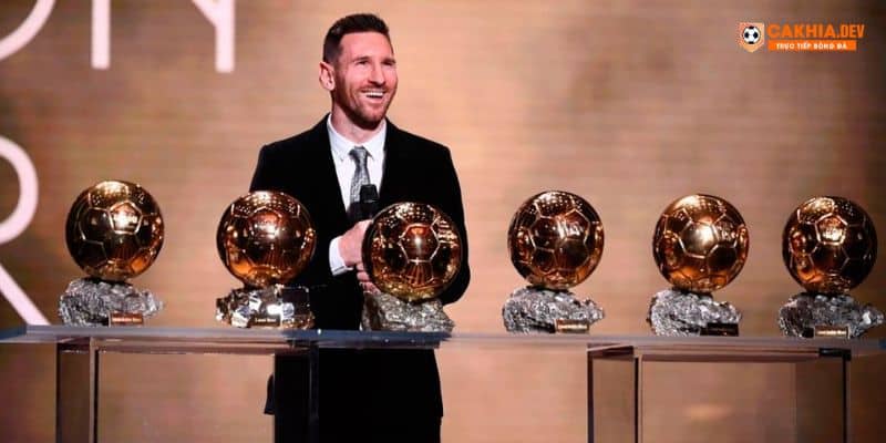 Messi giữ kỷ lục với 8 quả bóng vàng