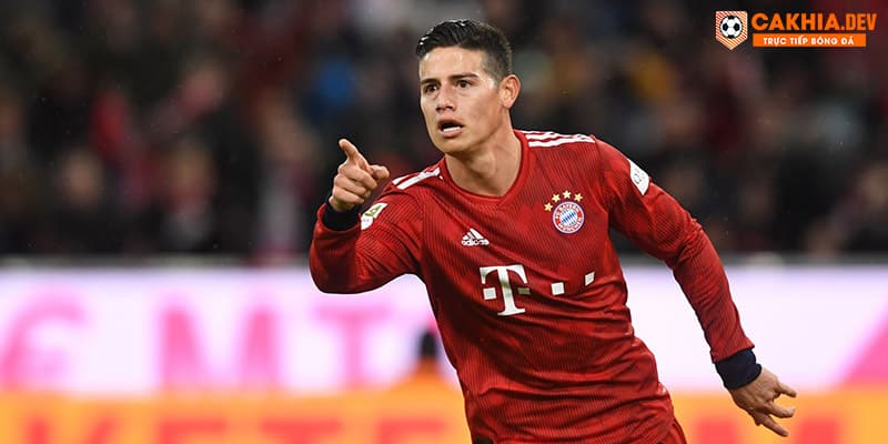 Nam thần James Rodriguez của Colombia